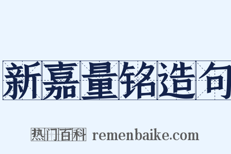 新嘉量铭造句是什么意思的图片